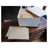 Large group of 8 1/2" x 14" Unused Filing Placards