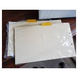 Large group of 8 1/2" x 14" Unused Filing Placards