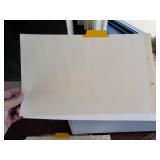 Large group of 8 1/2" x 14" Unused Filing Placards
