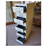 Unique Size 9 Drawer Metal Cabinet - Many uses for this One!!