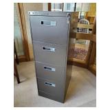 Large Solid Metal Cabinet w/ Key!
