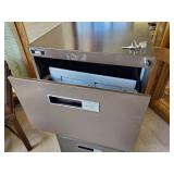 Large Solid Metal Cabinet w/ Key!