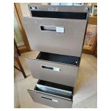 Large Solid Metal Cabinet w/ Key!
