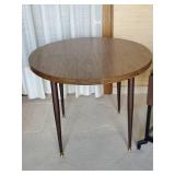 Super Sturdy Smaller Round Table and Vintage Typewriter Table