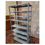 Six Foot Tall 8 Shelf metal Shelving