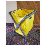Lightly used Rubbermaid Janitorial rolling Garbage Basket