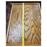 43" Tall Wooden Bankers Cabinet