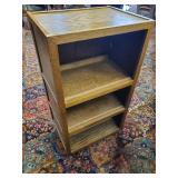 43" Tall Wooden Bankers Cabinet