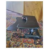 Lightly used cube corner pro plus 36 Varidesk Raising Desk for sitting and standing