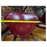 Beautiful Vintage Leather Club/Bank Chairs - Set of 4 high end chairs