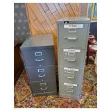 2 metal Office Bank Cabinets