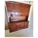 Beautiful Large 2-piece office hutch