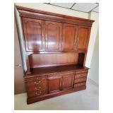 Beautiful Large 2-piece office hutch