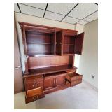 Beautiful Large 2-piece office hutch