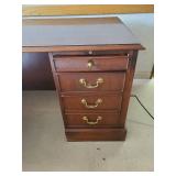 Large Corner Bank Desk with Drawers