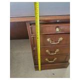 Large Corner Bank Desk with Drawers