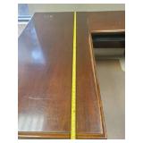 Large Corner Desk with deep 2 Drawer side cabinet