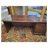 Smaller Wall Desk with thick Glass Top