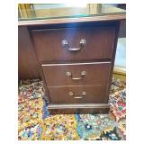 Smaller Wall Desk with thick Glass Top
