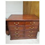 Large Lot of office furniture including corner desk, cabinet, and floating desk