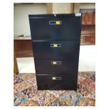 Large 53" Tall Metal bank Cabinet no Key