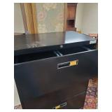 Large 53" Tall Metal bank Cabinet no Key