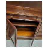 Beautiful Large Wood 2-piece office Hutch
