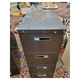 52" Tall Locking Metal Cabinet with Key