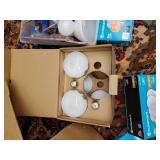 Large assortment of lightbulbs with various shapes and sizes