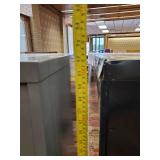 2 52" Tall Metal Cabinets with 4 drawers