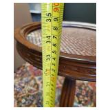 Beautiful 33" Tall tri footed Wood ornate Plant Stand