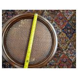 Beautiful 33" Tall tri footed Wood ornate Plant Stand