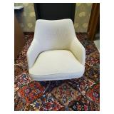 Highly Collectable mid modern Cushioned Conference Chair with rollers
