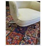 Highly Collectable mid modern Cushioned Conference Chair with rollers