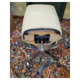 Highly Collectable mid modern Cushioned Conference Chair with rollers