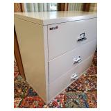 Very Expensive Fire Resistant HEAVY Fireking 3 Drawer cabinet with 2 Keys