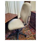 Small Desk with Office chair on wheels