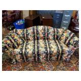 vintage Wesly Hall High Back Floral Pattern Sofa