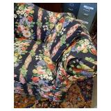 vintage Wesly Hall High Back Floral Pattern Sofa