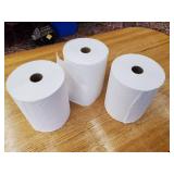 3 Large Rolls of Commercial paper towels