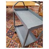 Heavy Duty Metal Bank coin Cart on rollers