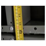 2 - 7 foot tall 3 feet wide Equipto industrial shelving