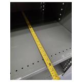 2 - 7 foot tall 3 feet wide Equipto industrial shelving