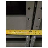 2 - 7 foot tall 3 feet wide Equipto industrial shelving