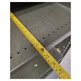 1 - 7 foot tall 3 feet wide Equipto industrial shelving