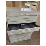 Unique 8 Drawer 52" High Metal Cabinet