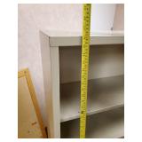 Metal Shelving and super Large Corkboard