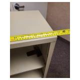 Metal Shelving and super Large Corkboard
