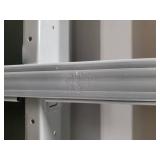 set of 3-- 6 feet tall 3 foot wide Metal shelf