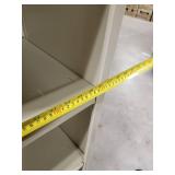 76"x4foot wide metal shelf